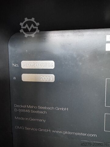 Centre d’usinage vertical Deckel Maho DMC 635V