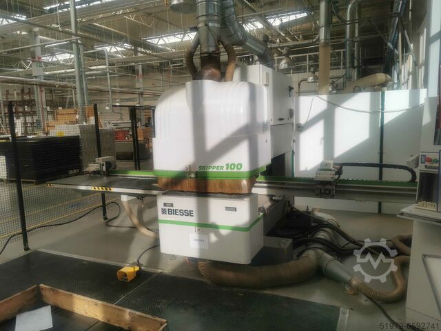 Çift taraflı CNC işleme merkezi Dur BIESSE SKIPPER 100