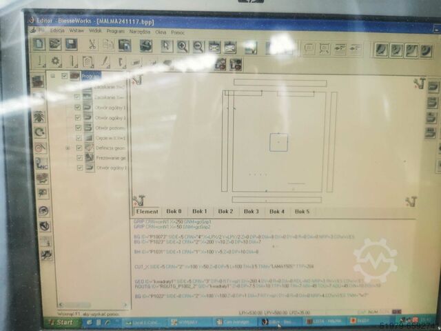 Çift taraflı CNC işleme merkezi Dur BIESSE SKIPPER 100