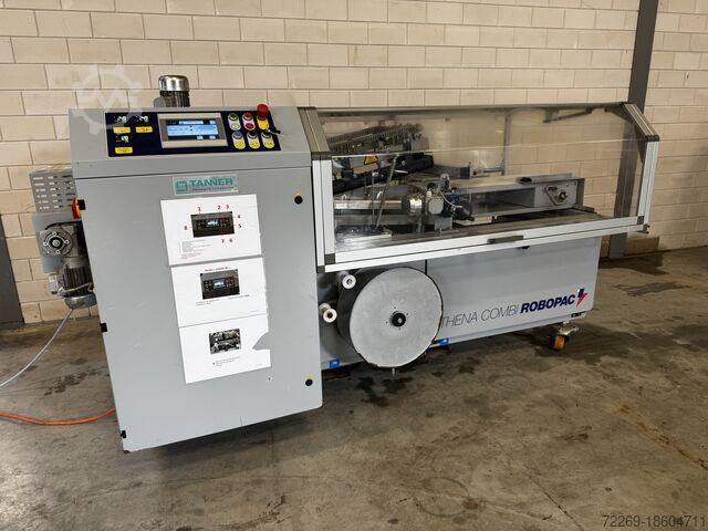 Automatische krimpfolie wikkelmachine Robopac Athena Combi 5545