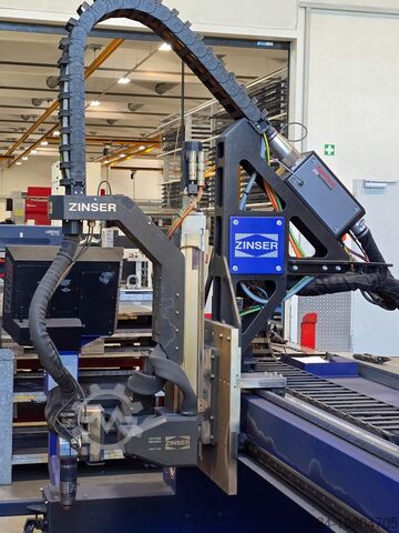 CNC portaal plasma snijmachine Zinser 2425-I/3600 Fasenaggregat