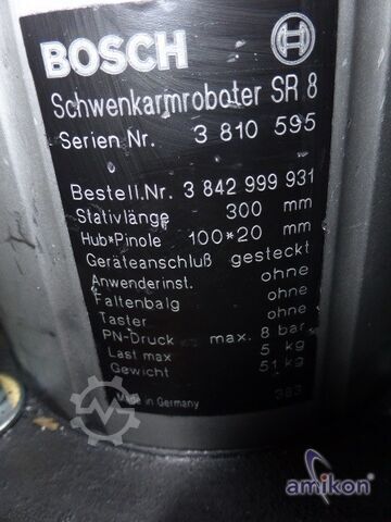 Bosch Aico robot 5580 zwenkarmrobot SR8 met Kollmorgen besturingseenheid en PC Bosch Bosch Schwenkarmrobotoer