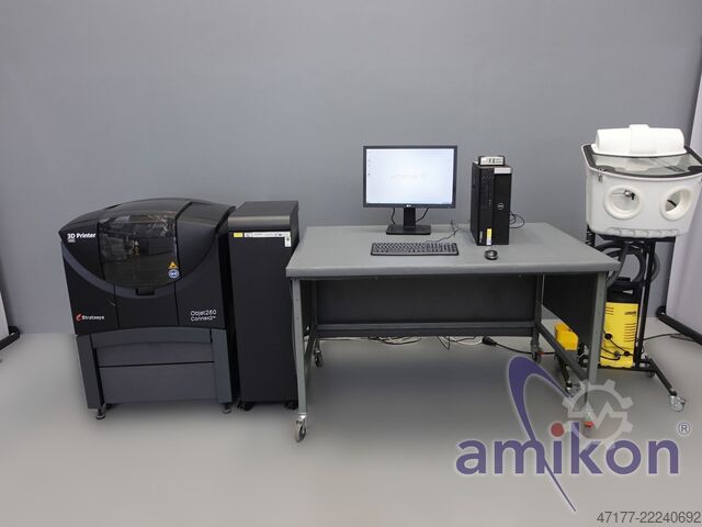 Impresora 3D con caja de guantes para limpieza Stratasys Objet 260 Connex 2