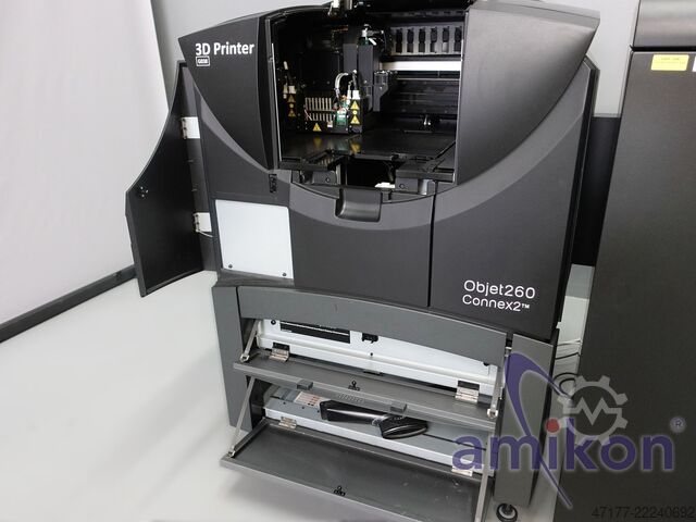Impresora 3D con caja de guantes para limpieza Stratasys Objet 260 Connex 2