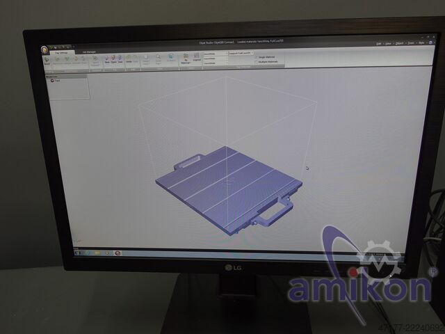 Impresora 3D con caja de guantes para limpieza Stratasys Objet 260 Connex 2