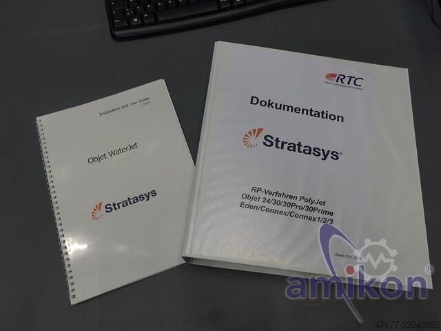 Impresora 3D con caja de guantes para limpieza Stratasys Objet 260 Connex 2