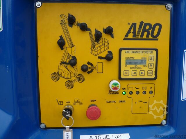 Nacelle télescopique articulée Airo A15 JE