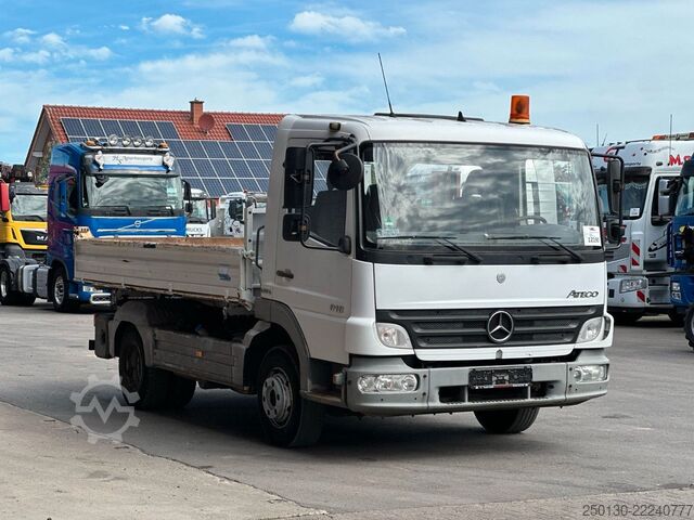 Trevägs tippbil MERCEDES-BENZ Atego 818 4x2 BB MEILLER DSK /AHK/