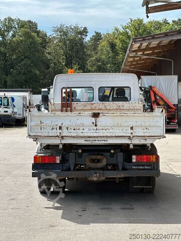 Trevägs tippbil MERCEDES-BENZ Atego 818 4x2 BB MEILLER DSK /AHK/