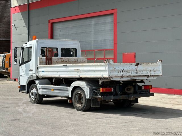 Trevägs tippbil MERCEDES-BENZ Atego 818 4x2 BB MEILLER DSK /AHK/