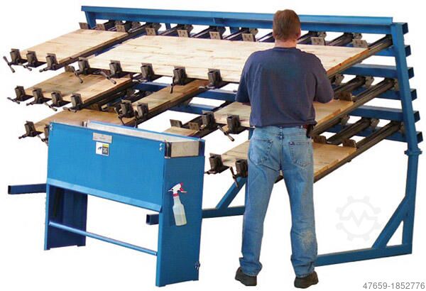 Raf sistemleri için katı ahşap kenar kelepçe JLT 8ft / 12ft