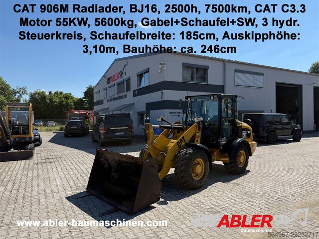 încărcător Caterpillar 906M Radlader 55 kW 5600 kg