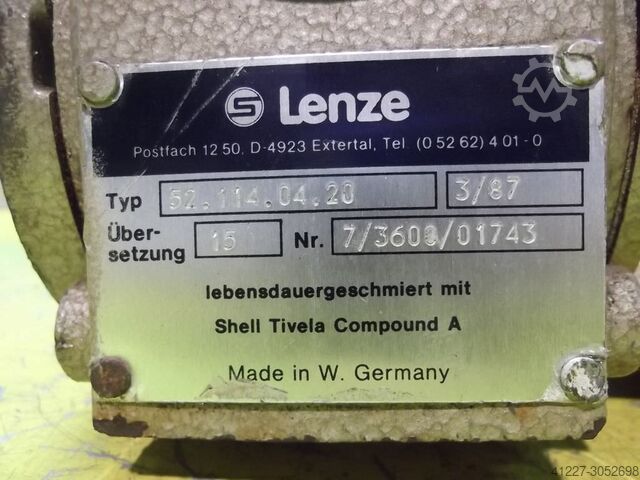 Motorreductor 0,37 kW 92 rpm Lenze D71L4