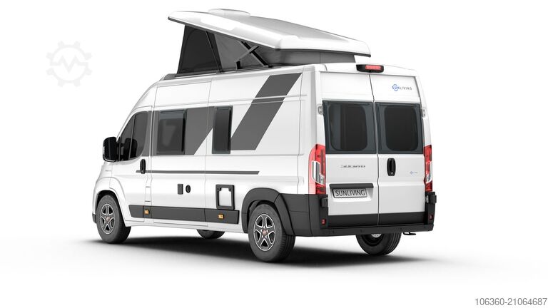 SUNLIVING V 60 SP TENTTOP - COMFORT EDITION MINI VAN CU TOALETĂ NOUĂ SUNLIVING V 60 SP TentTop - COMFORT EDITION