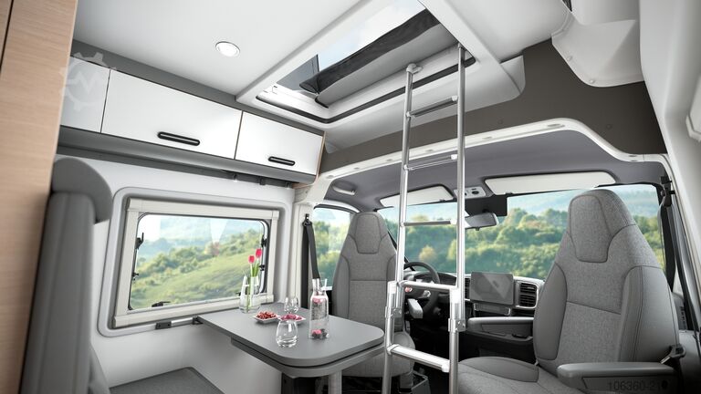 SUNLIVING V 60 SP TENTTOP - COMFORT EDITION MINI VAN CU TOALETĂ NOUĂ SUNLIVING V 60 SP TentTop - COMFORT EDITION