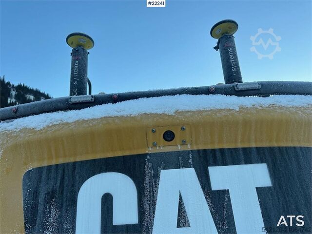 Radbagger CAT M314F wheeled excavator w/ two buckets, Gigant tra