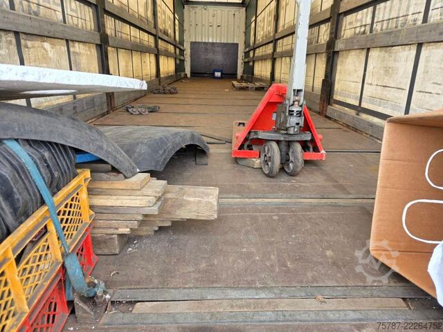 Naczepa otwarta z plandeką KRONE Joloda Mega Gardine, Lift, Hubdach