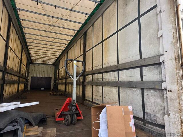 Naczepa otwarta z plandeką KRONE Joloda Mega Gardine, Lift, Hubdach