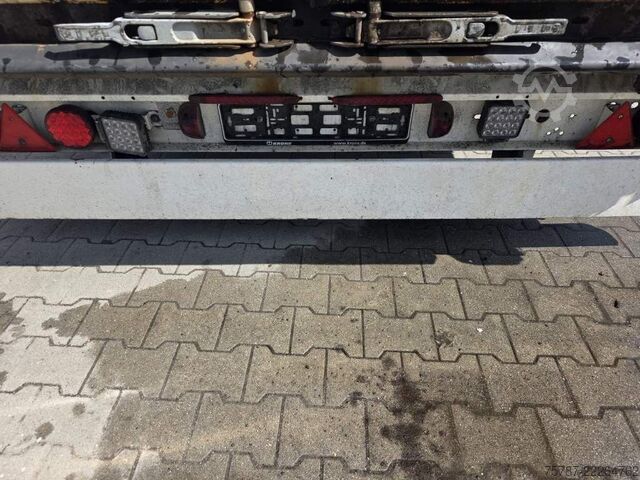 Open oplegger met zeil KRONE Gardine Lowliner, Joloda-Schienen, Hubdach