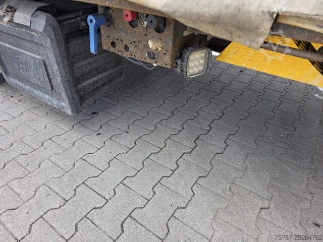 Open oplegger met zeil KRONE Gardine Lowliner, Joloda-Schienen, Hubdach
