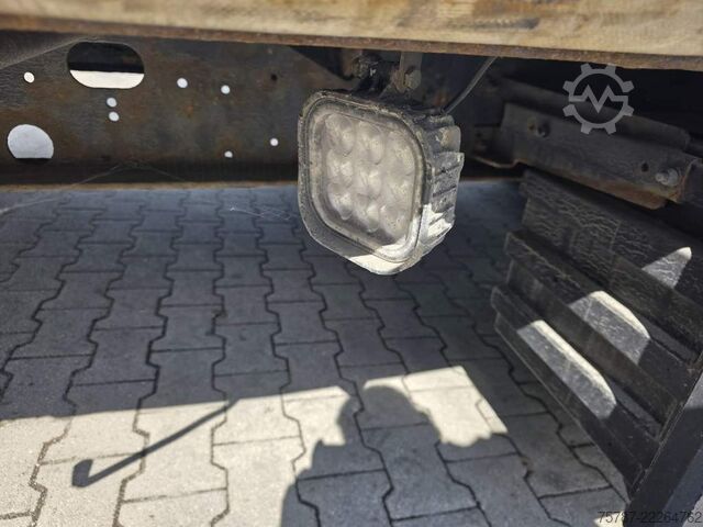 Open oplegger met zeil KRONE Gardine Lowliner, Joloda-Schienen, Hubdach