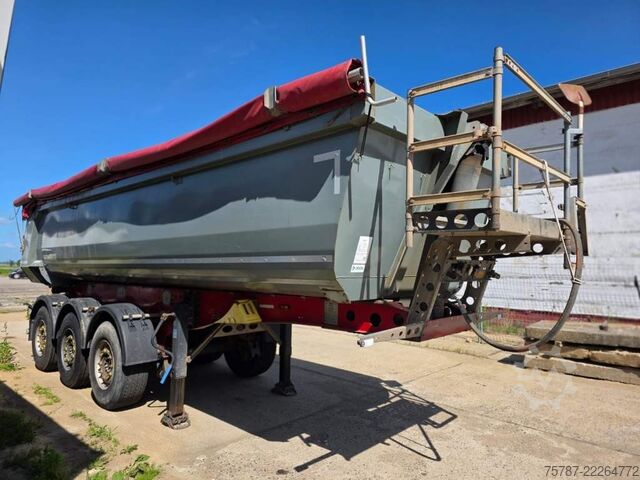 Kippers oplegger SCHMITZ CARGOBULL ca. 26 cbm Hlabrund Hinterkipper, Lift