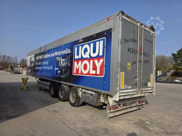 Oplegger met walking floor KRAKER 92 cbm Schubboden, Lift,WABCO ABS,sauberer Boden
