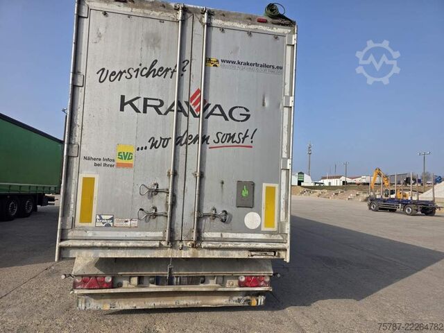 Oplegger met walking floor KRAKER 92 cbm Schubboden, Lift,WABCO ABS,sauberer Boden