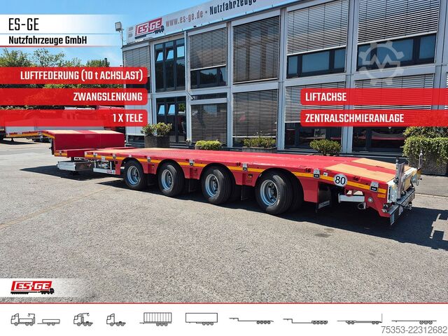 Semirremolque de plataforma baja FAYMONVILLE MAX Trailer MAX110 Semi-Tieflader