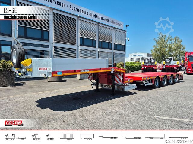Semirremolque de plataforma baja FAYMONVILLE MAX Trailer MAX110 Semi-Tieflader