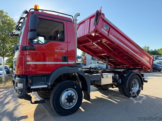 Camión volquete MAN TGM 13.290 BL 4X4/Meiller 3-Seiten-Kipper