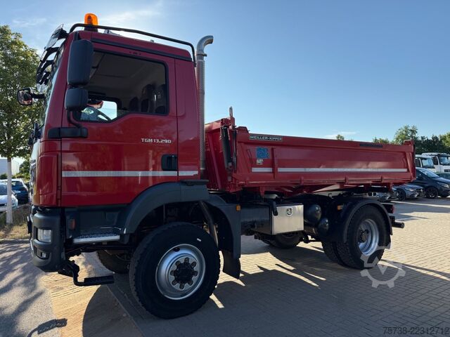 Camión volquete MAN TGM 13.290 BL 4X4/Meiller 3-Seiten-Kipper