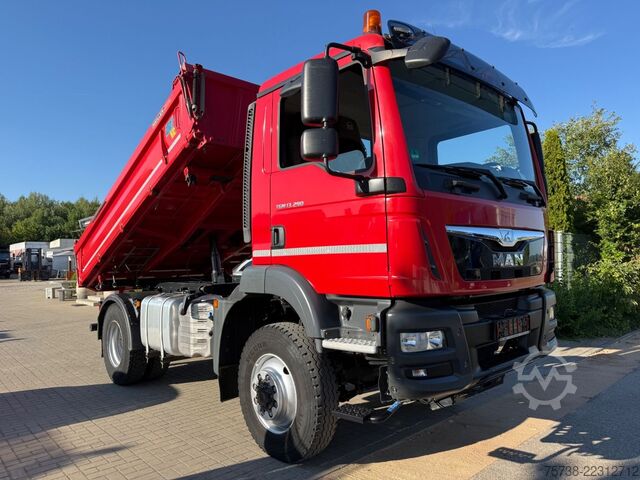 Camión volquete MAN TGM 13.290 BL 4X4/Meiller 3-Seiten-Kipper