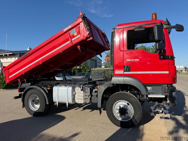 Camión volquete MAN TGM 13.290 BL 4X4/Meiller 3-Seiten-Kipper