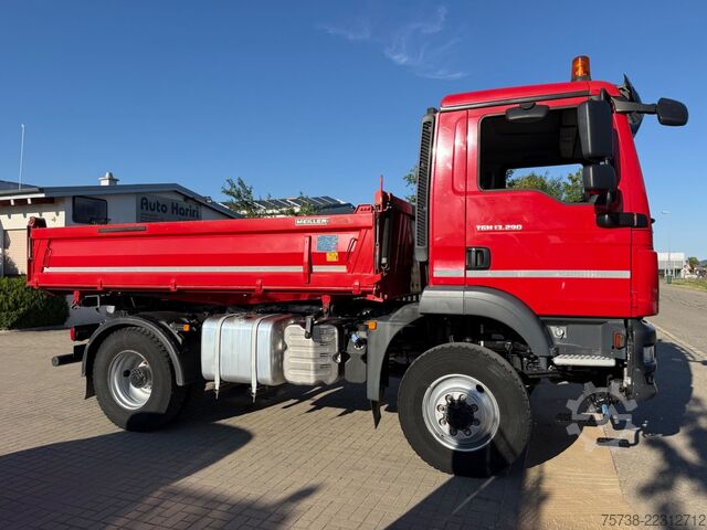Camión volquete MAN TGM 13.290 BL 4X4/Meiller 3-Seiten-Kipper