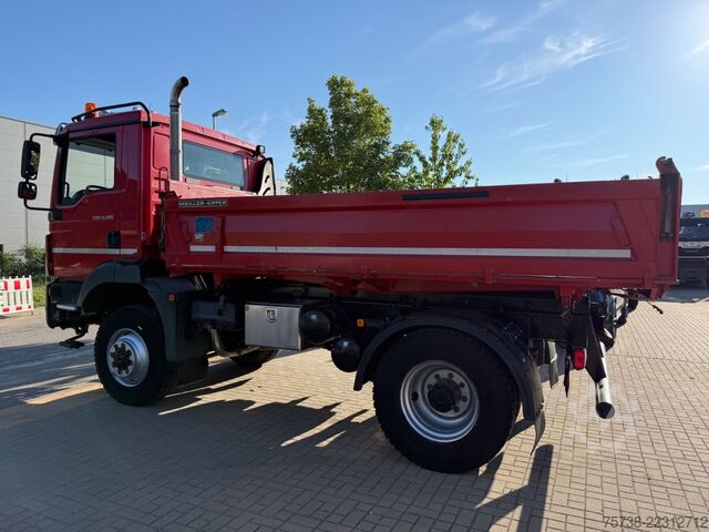 Camión volquete MAN TGM 13.290 BL 4X4/Meiller 3-Seiten-Kipper