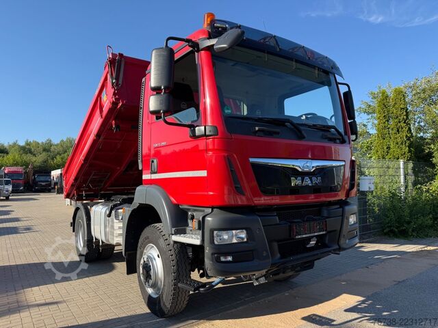 Camión volquete trilateral MAN TGM 13.290 BL 4X4/Meiller 3-Seiten-Kipper