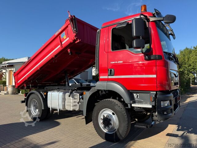 Camión volquete trilateral MAN TGM 13.290 BL 4X4/Meiller 3-Seiten-Kipper