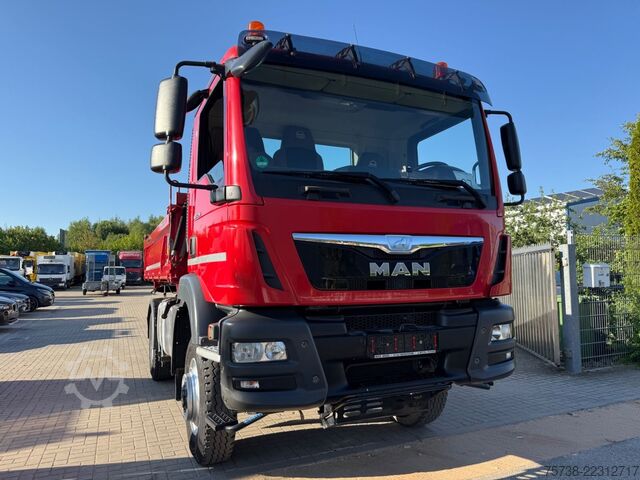 Camión volquete trilateral MAN TGM 13.290 BL 4X4/Meiller 3-Seiten-Kipper