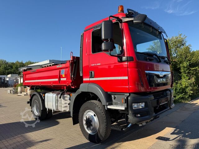 Camión volquete trilateral MAN TGM 13.290 BL 4X4/Meiller 3-Seiten-Kipper