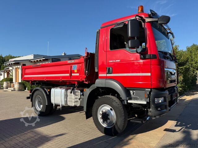 Camión volquete trilateral MAN TGM 13.290 BL 4X4/Meiller 3-Seiten-Kipper