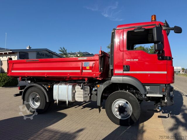 Camión volquete trilateral MAN TGM 13.290 BL 4X4/Meiller 3-Seiten-Kipper