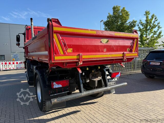 Camión volquete trilateral MAN TGM 13.290 BL 4X4/Meiller 3-Seiten-Kipper