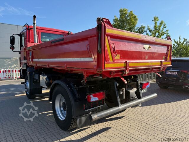 Camión volquete trilateral MAN TGM 13.290 BL 4X4/Meiller 3-Seiten-Kipper