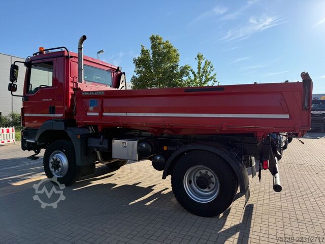 Camión volquete trilateral MAN TGM 13.290 BL 4X4/Meiller 3-Seiten-Kipper