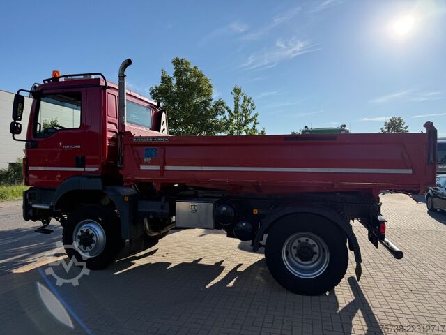 Camión volquete trilateral MAN TGM 13.290 BL 4X4/Meiller 3-Seiten-Kipper