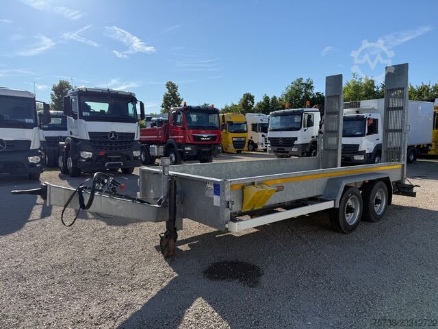 Remolque de plataforma baja WOERMANN 88.50/200/Tieflader/Rampen/Tandem/verzinkt