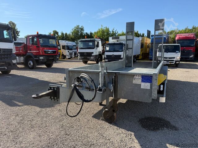 Remolque de plataforma baja WOERMANN 88.50/200/Tieflader/Rampen/Tandem/verzinkt