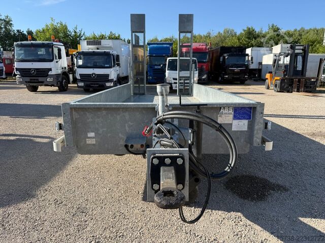 Remolque de plataforma baja WOERMANN 88.50/200/Tieflader/Rampen/Tandem/verzinkt