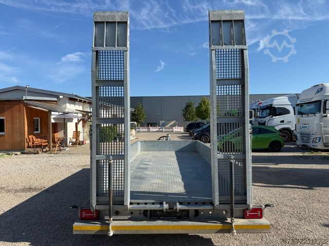 Remolque de plataforma baja WOERMANN 88.50/200/Tieflader/Rampen/Tandem/verzinkt